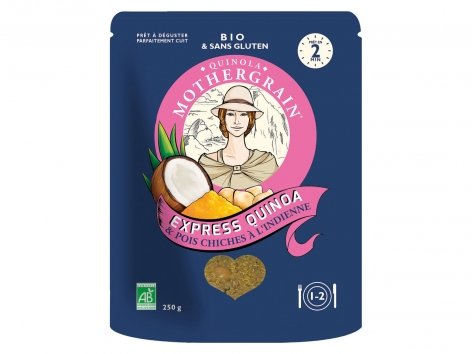 Express Quinoa et pois chiches à l’indienne Bio