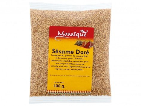 Sésame doré ou gingembre moulu