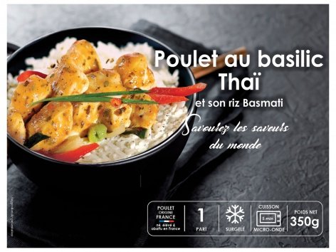 Poulet au basilic Thaï