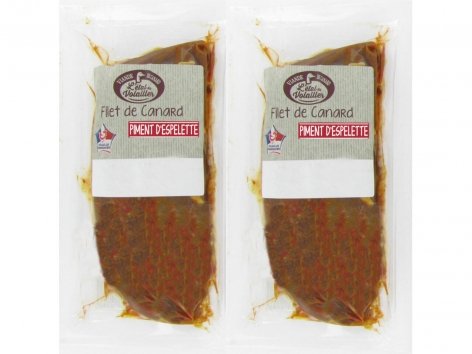 2 filets de canard au piment d'Espelette