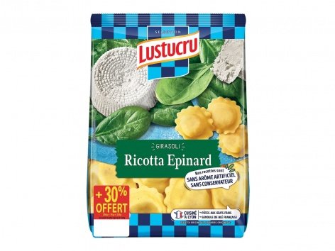 Lustucru Girasoli ricotta épinard
