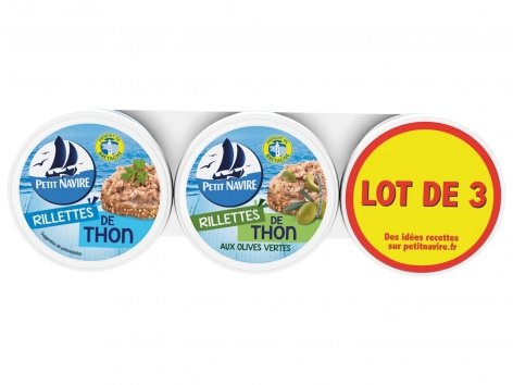 Petit navire rillettes de thon