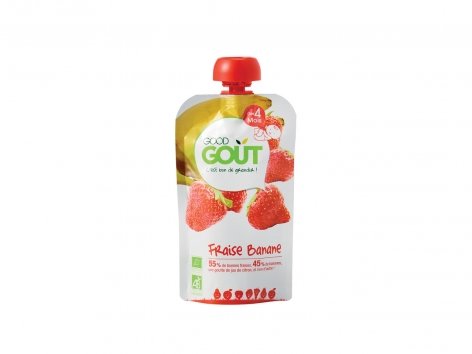 Good goût gourde fraise banane Bio