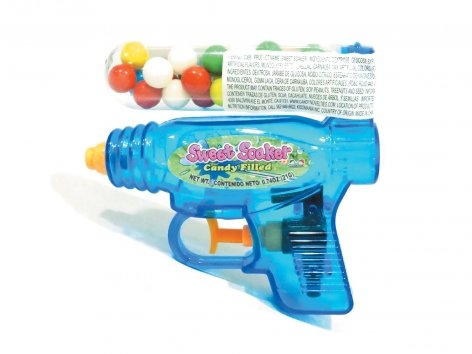 Pistolet à eau avec bonbons