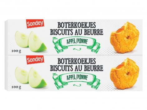 Sablés coeur de pomme