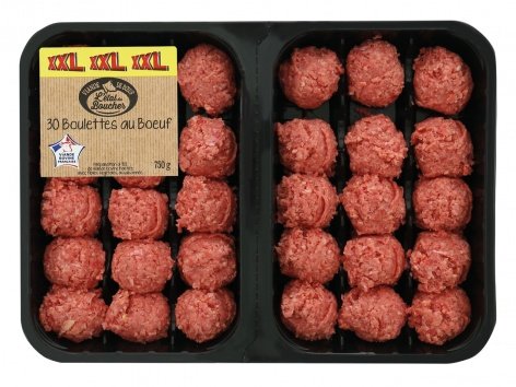 30 boulettes au boeuf