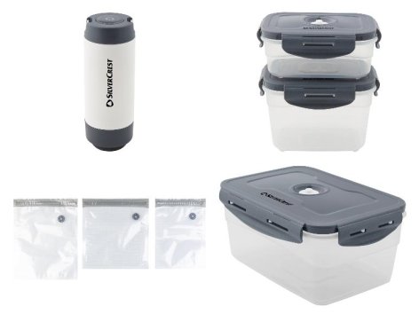 Récipient de mise sous vide ou Sachets de mise sous vide ou Appareil de mise sous vide manuel