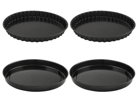 Moules à quiche et tartes ou moules à pizza