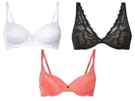 Soutien-gorge à dentelle avec armatures femme