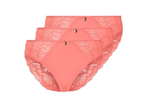 Lot de 3 slips mini à dentelle femme