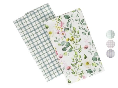 Lot de 2 torchons, 50 x 70 cm