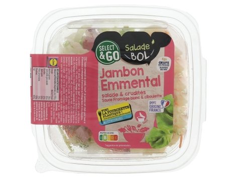 Salade base crudités