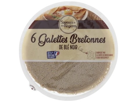 6 galettes Bretonnes