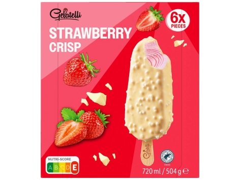 Bâtonnets fraise Crisp