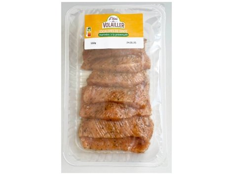 Escalopes de dinde marinées à la provençale