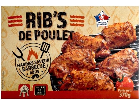 Ribs de poulet marinés barbecue