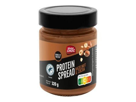 Pâte à tartiner source de protéines