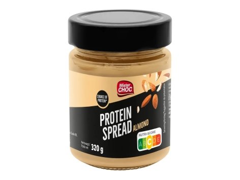 Pâte à tartiner source de protéines