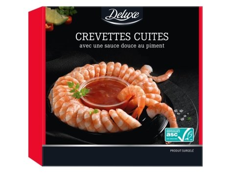 Crevettes cuites ASC