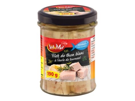 Filets de thon blanc