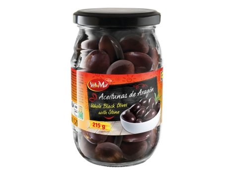 Olives noires d'Aragon avec noyau