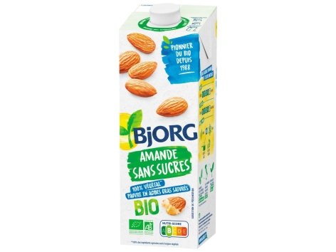 Bjorg lait d’amande sans sucres Bio