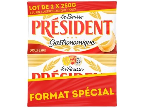Président beurre plaquette