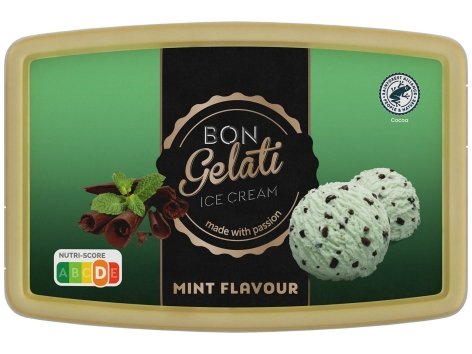 Glace goût menthe