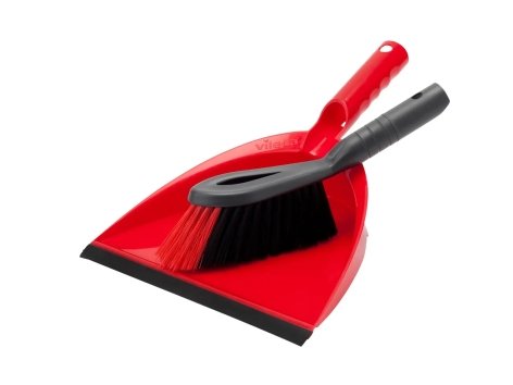 Balai ou pelle et balayette