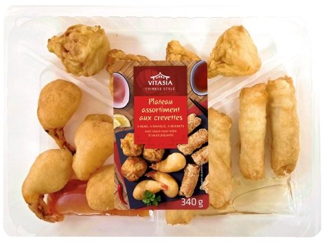 Plateau assortiment aux crevettes