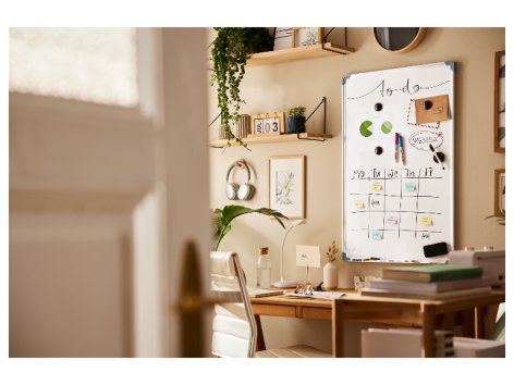 Tableau blanc magnétique, 90 x 58 cm