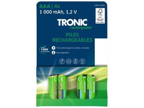 Piles rechargeables 12