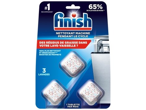 Finish nettoyant machine pendant le cycle 9