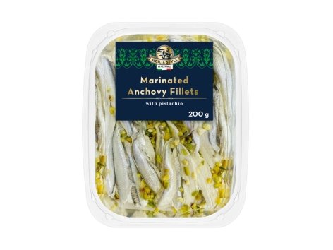 Filets d'anchois aux pistaches