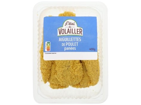 Aiguillettes de poulet panées