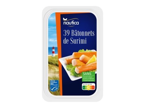 39 bâtonnets de poisson MSC