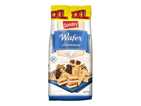 Mélange de biscuits ou de gaufrettes