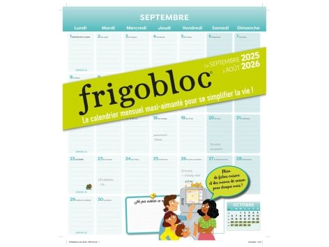 Calendrier Frigobloc