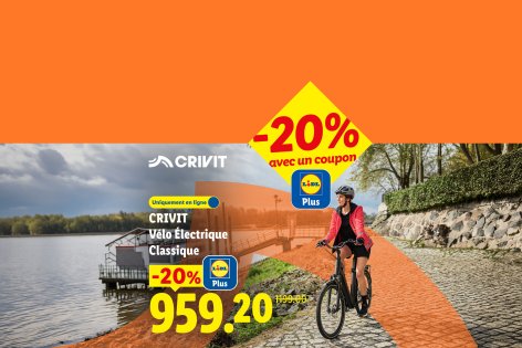 Nos accessoires vélos électriques sur Lidl.fr - Offres valables à partir du lun. 27 juillet 2026