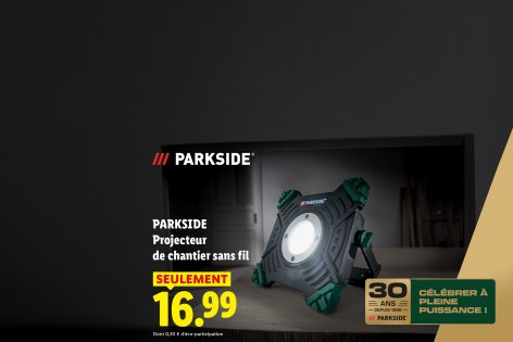 Bricolez et jardinez avec Parkside sur Lidl.fr - Offres valables à partir du lun. 27 juillet 2026