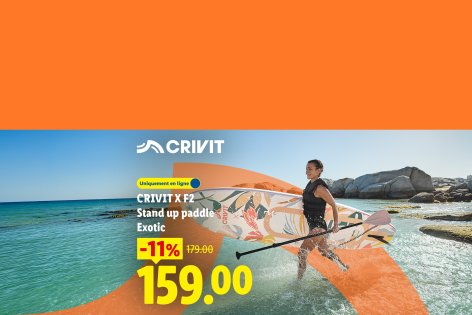 Sport et loisirs sur Lidl.fr - Offres valables à partir du lun. 27 juillet 2026