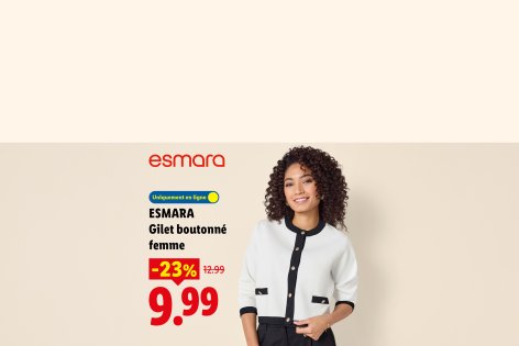 Mode sur lidl.fr - Offres valables à partir du lun. 27 juillet 2026
