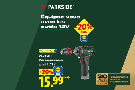 Batteries Parkside - Offres valables à partir du lun. 21 septembre 2026