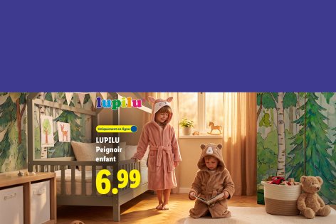 Une sélection d'articles pour les petits sur Lidl.fr - Offres valables à partir du lun. 28 septembre 2026