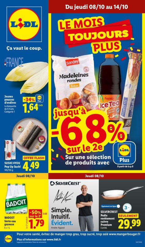 Les promos de la semaine - Offres valables à partir du jeu. 08 octobre 2026