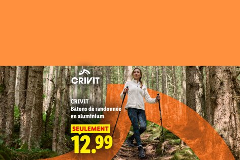 Sport et loisirs sur Lidl.fr - Offres valables à partir du lun. 12 octobre 2026