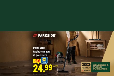 Bricolez et jardinez avec Parkside sur Lidl.fr - Offres valables à partir du lun. 05 octobre 2026