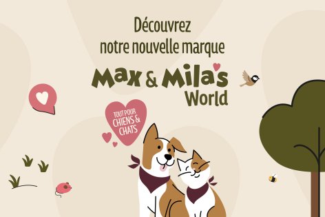 Max &amp; Mila's world - Offres valables à partir du jeu. 15 octobre 2026