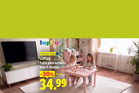 Equiper sa maison sur Lidl.fr - Offres valables à partir du lun. 12 octobre 2026