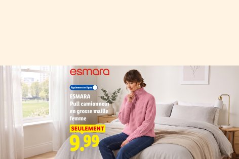 Mode sur lidl.fr - Offres valables à partir du lun. 26 octobre 2026